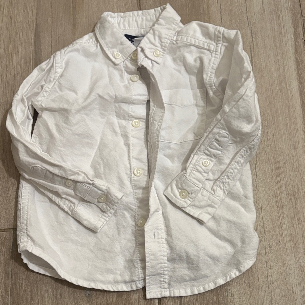 The Children's Place toddler White Button Down Shirt